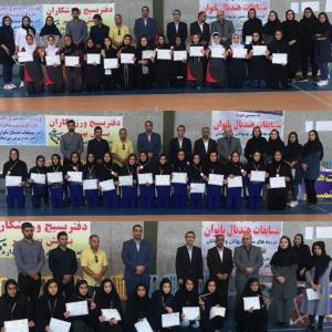 ‍ دختران تهران قهرمان مسابقات منطقه دو کشور شدند 